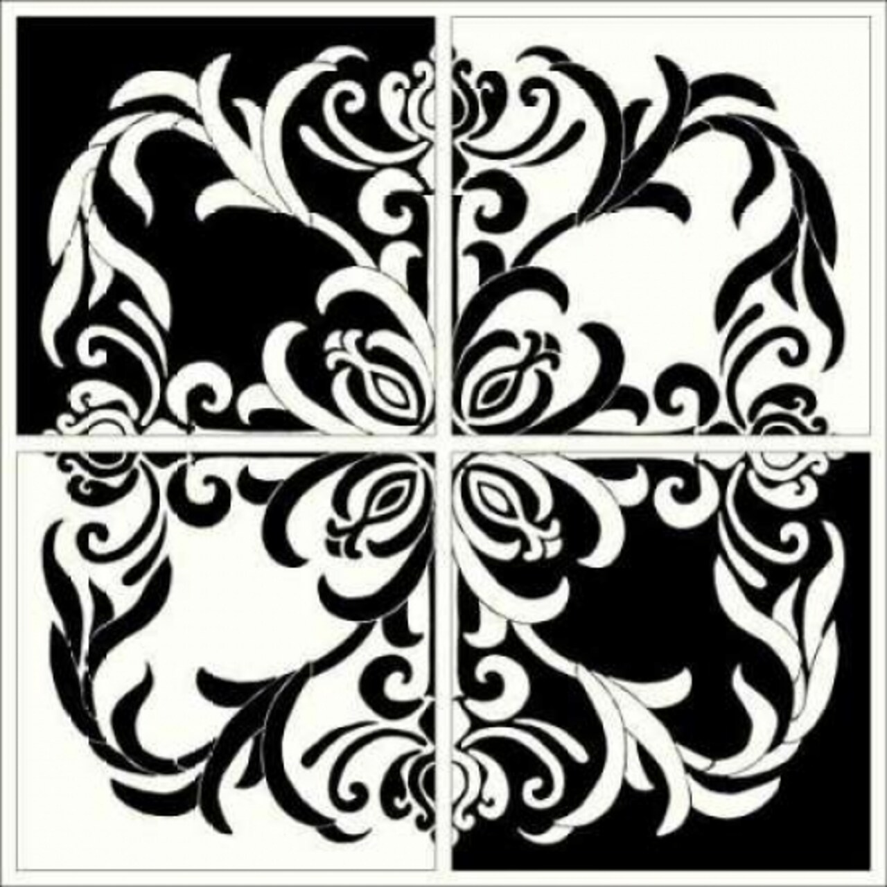 Damask Silhouette I Poster Print by Judy Shelby - Item # VARPDXCC2815